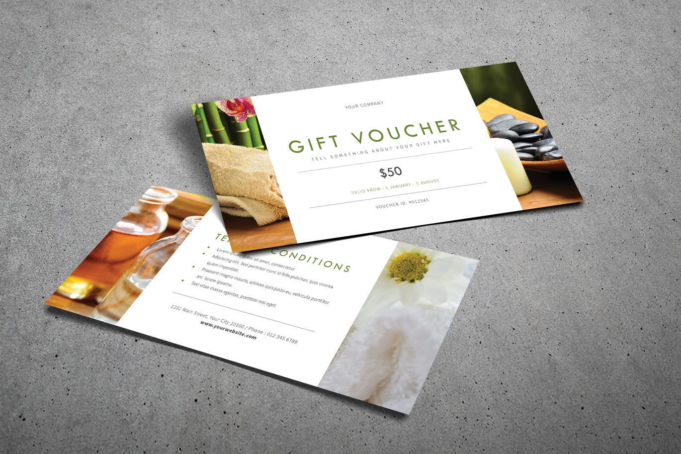 In Voucher 4 Thiết kế voucher spa