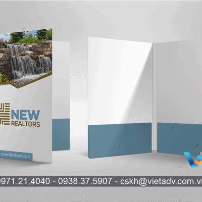 Mẫu in bìa đựng hồ sơ chuyên nghiệp tại VIETADV
