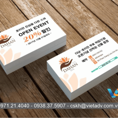 In Card Visit 17 Nhận in Card visit mọi số lượng
