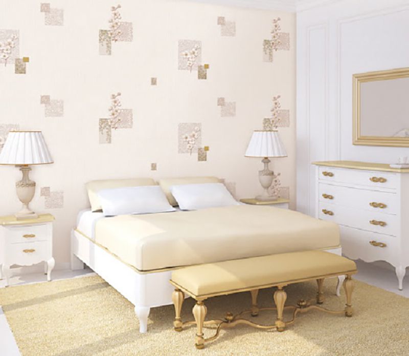 Giấy dán tường phòng ngủ cho người thích phong cách vintage