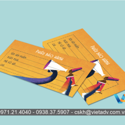 In Phiếu Bảo Hành 14 Phiếu bảo hành là mẫu giấy quan trọng được đính kèm với sản phẩm