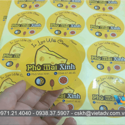 In sticker 1 lần có thể sử dụng trong thời gian dài
