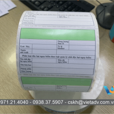 In Tem Nhãn 26 VIETADV - Tự hào là địa chỉ in ấn giá tốt, chất lượng số 1 tại TPHCM