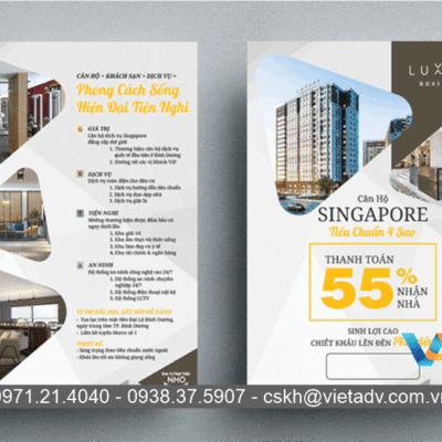 In Tờ Rơi 19 Chất liệu in tờ rơi chủ yếu là giấy